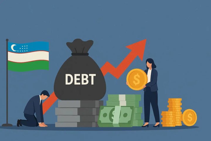 Госдолг Узбекистана к октябрю достиг уровня $43,96 млрд