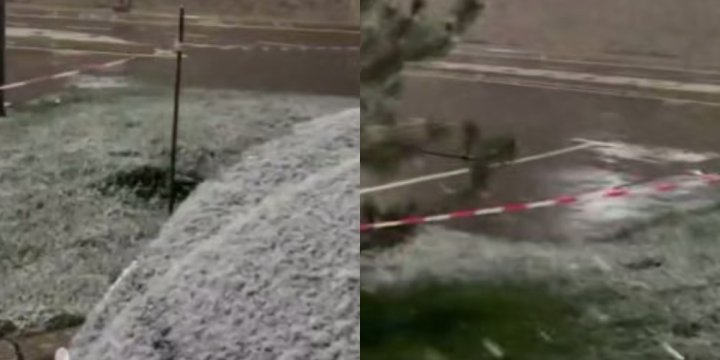 Рядом с Ташкентом начался сильный снег