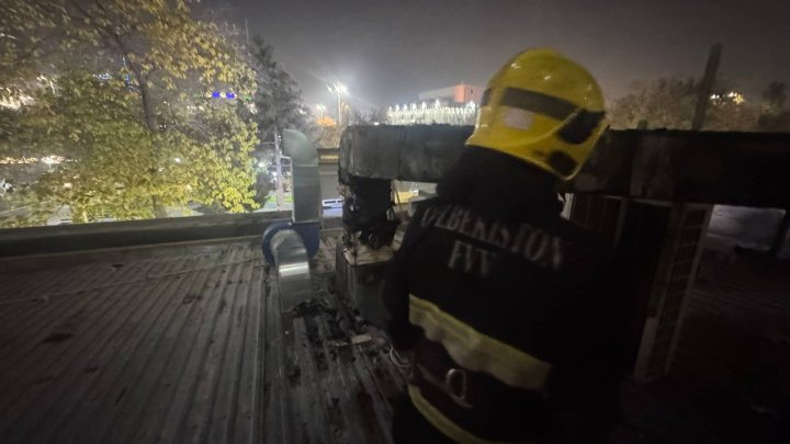 В Ташкенте задымил ресторан