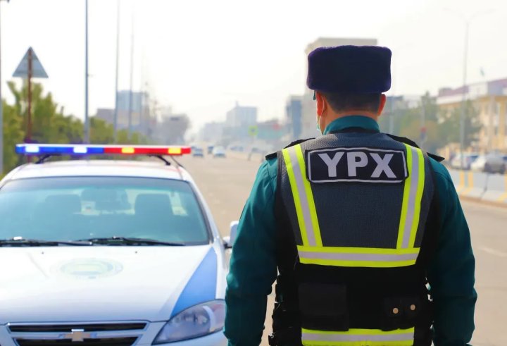 В Хорезмской области водитель устроил дрифт и получил огромный штраф