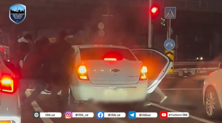 Наказаны участники дорожных разборок в Чиланзарском районе