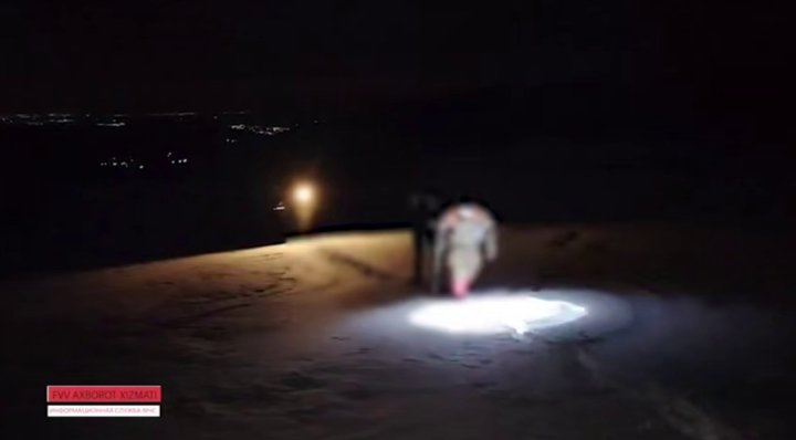 В горах Чимгана заблудились трое граждан