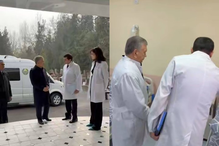 Шавкат Мирзиёев посетил пострадавших после взрыва газового баллона в Гулистане