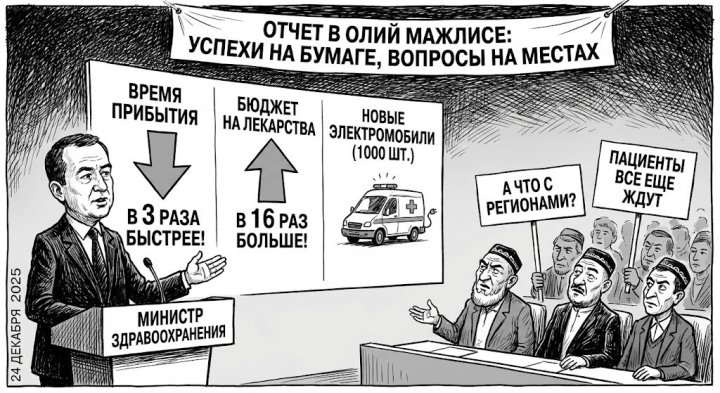 Время прибытия скорой в Узбекистане сократилось втрое