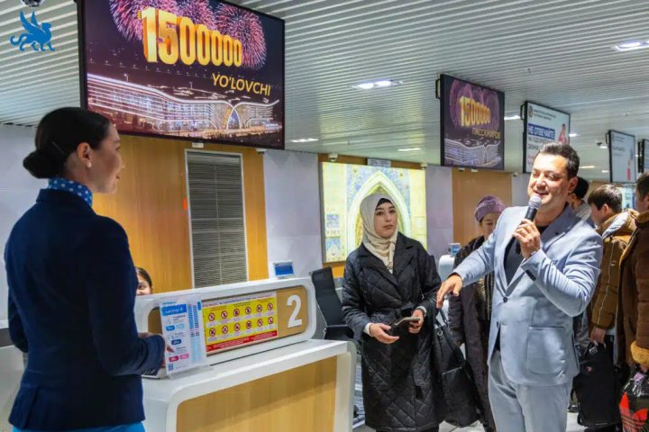 Приятные цифры: Аэропорт Самарканда впервые обслужил 1,5 млн пассажиров