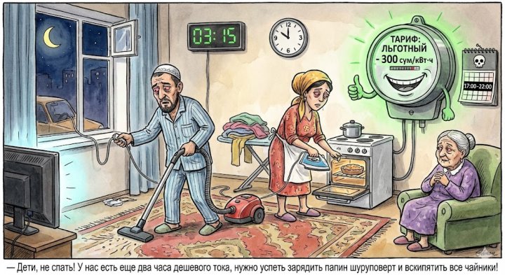 В Узбекистане планируют ввести почасовую оплату за электроэнергию