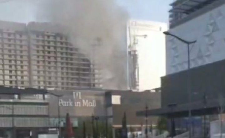 В Tashkent City произошёл пожар