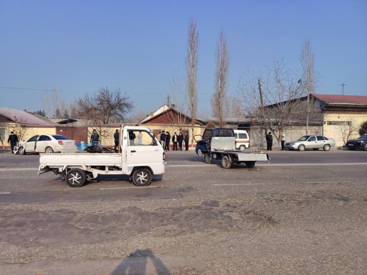 В серьёзном ДТП в Андижане чудом никто не погиб