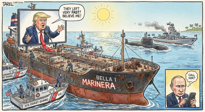 Трамп рассказал, как российский флот увидев американцев, моментально бросил свой корабль и ушёл