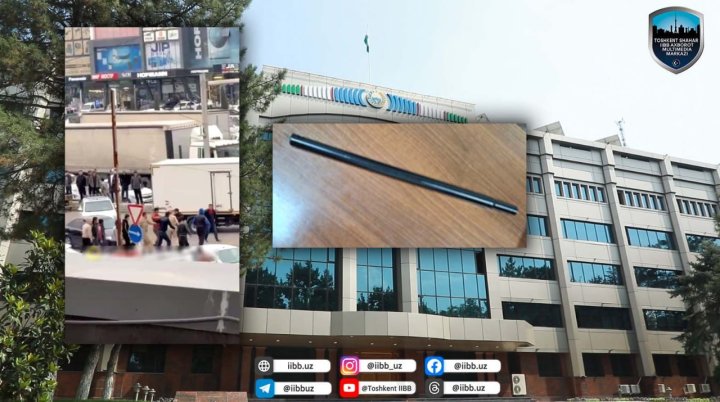 Во время массовой драки в Ташкенте мужчину ударили по голове металлическим предметом