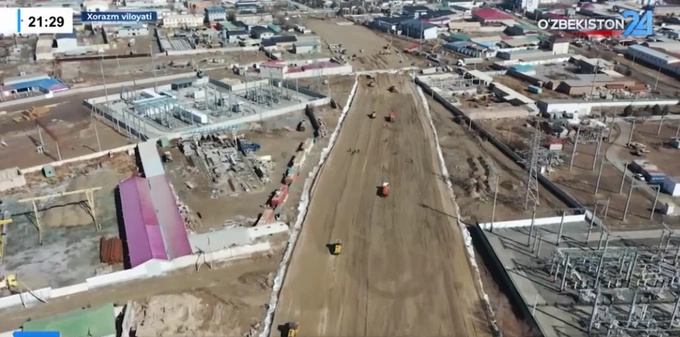 Началось строительство платной трассы Ургенч-Хива