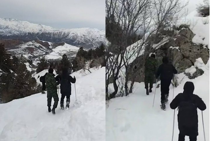 Сотрудники МЧС спасли узбекистанцев, застрявших на заснеженном Чимгане