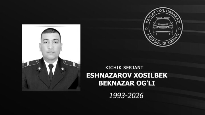 Шавкат Мирзиёев посмертно наградил инспектора ДПС медалью «Жасорат»